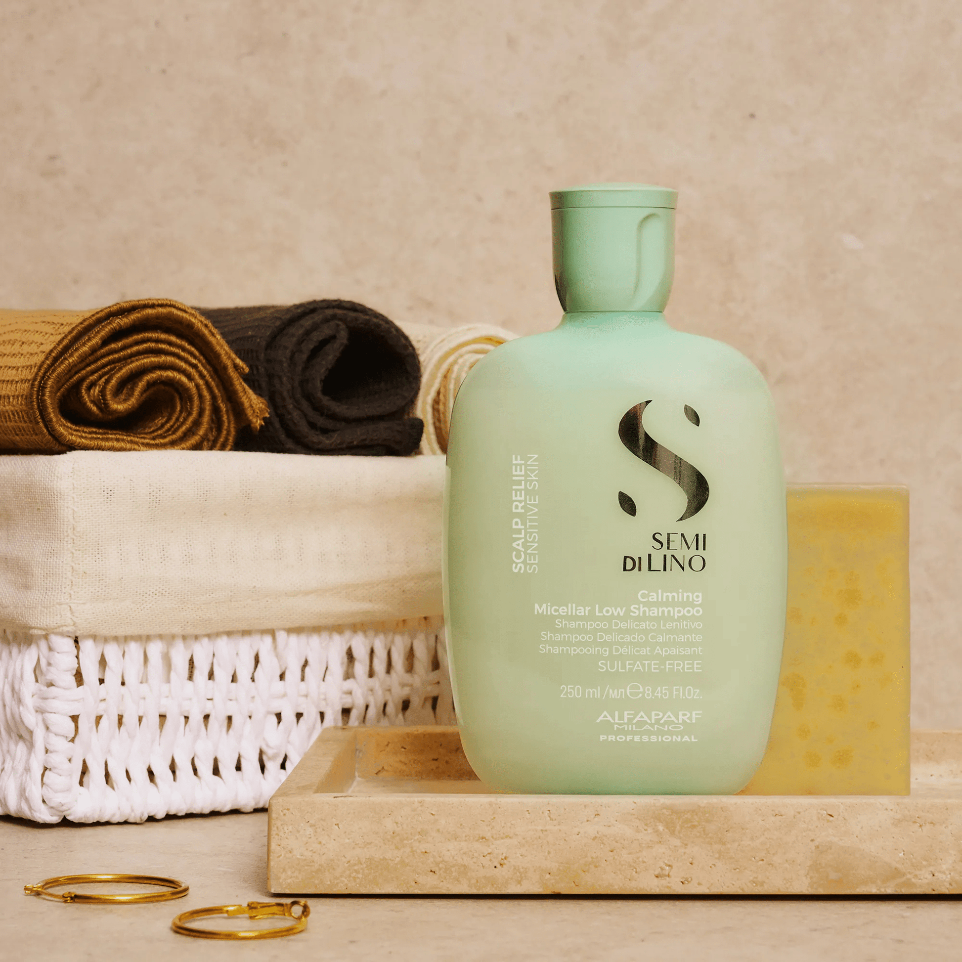 Alfaparf Scalp Relief Sensitive Skin Calming Micellar Low Shampoo best shampoo and conditioner for frizzy 
