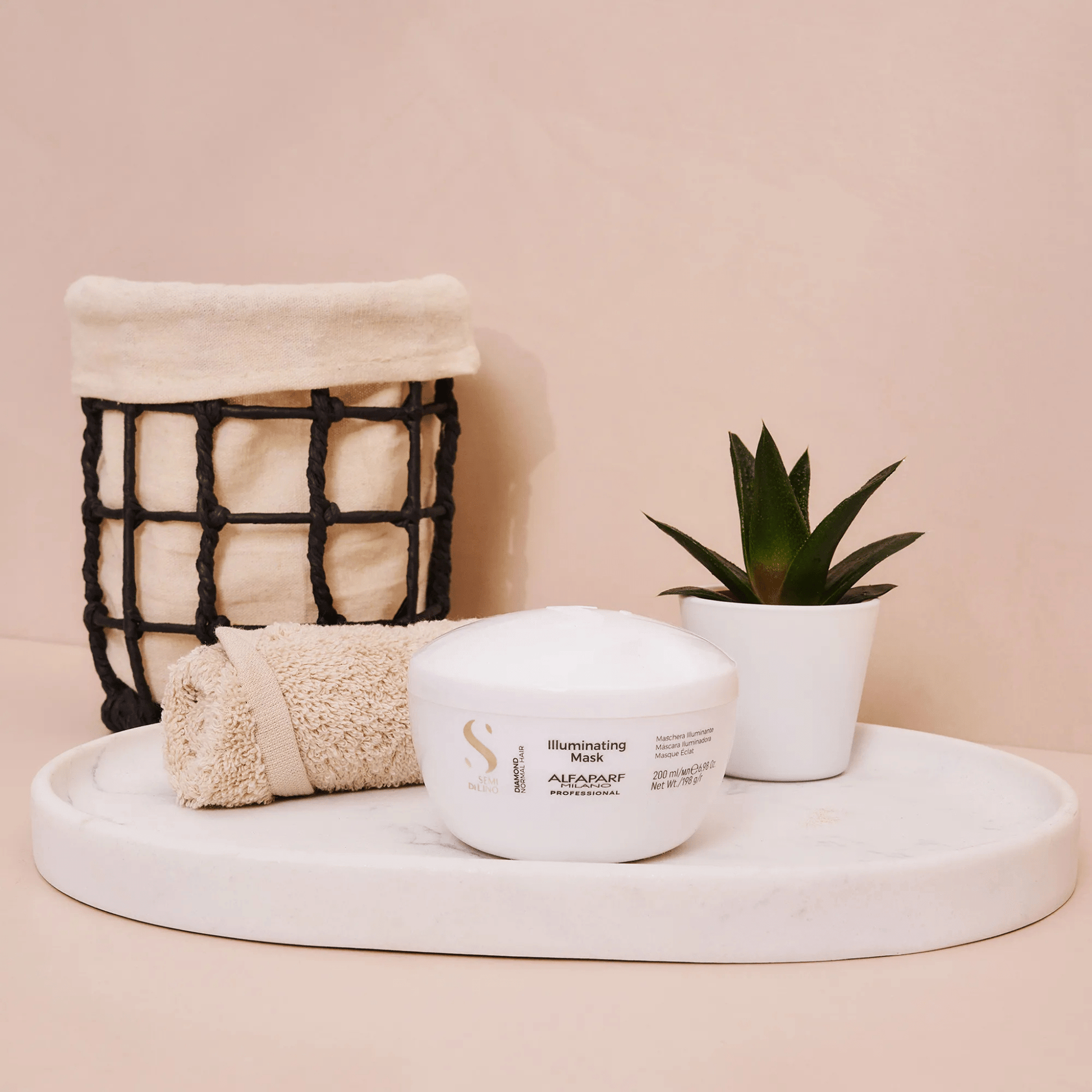 AlfaParf Semi Di Lino Diamond Illuminating Mask best shampoo and conditioner for frizzy 