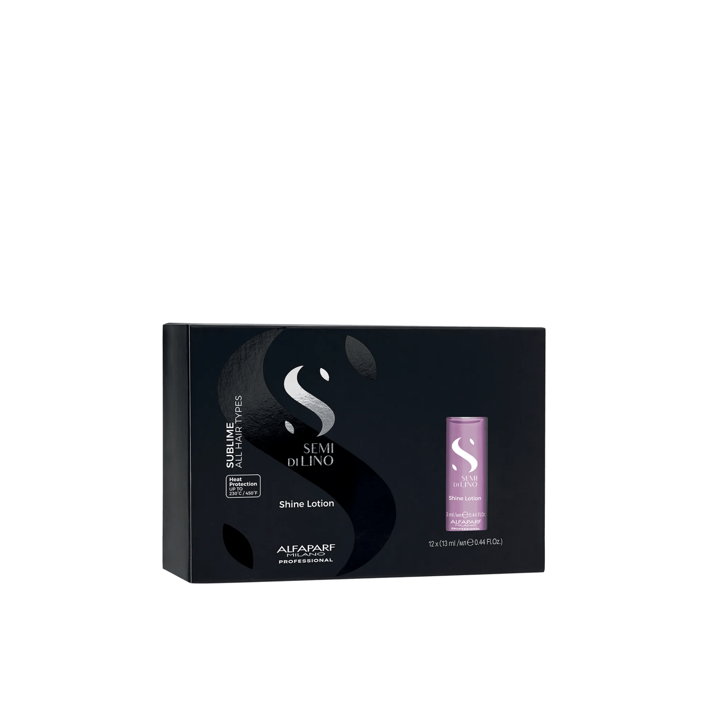 AlfaParf Semi di Lino Diamond Shine Lotion 12x13ml vials best shampoo and conditioner for frizzy 
