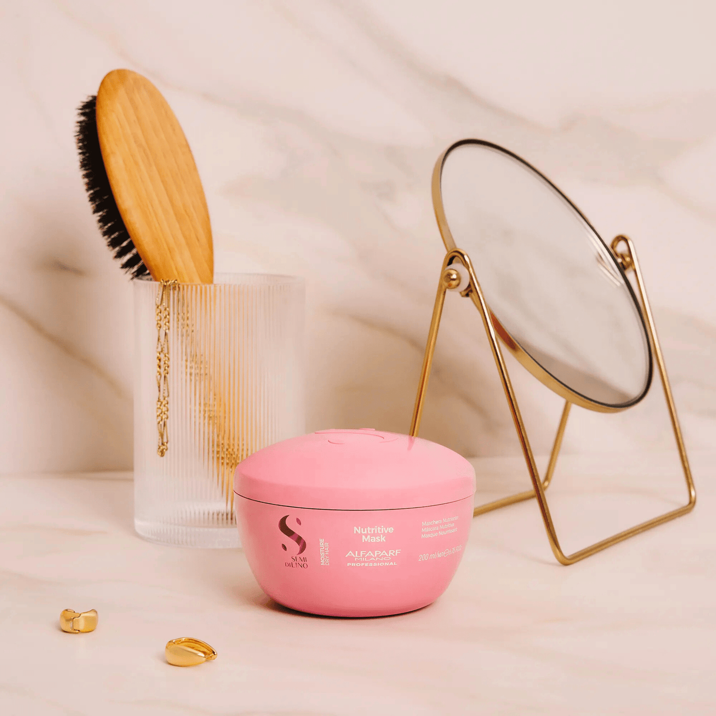 AlfaParf Semi Di Lino Moisture Nutritive Mask (For Dry Hair) best shampoo and conditioner for frizzy 