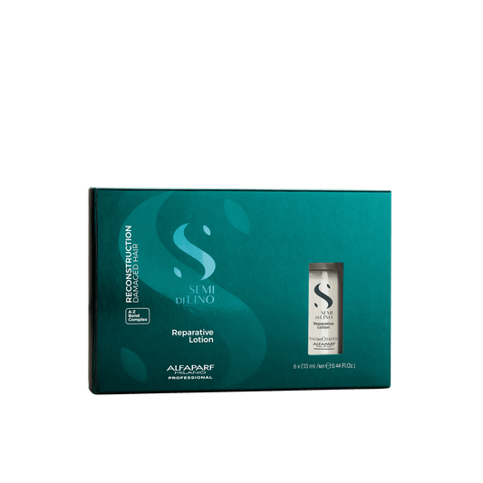 AlfaParf Semi Di Lino Reconstruction Reparative Lotion (For Damaged Hair) 6x13ml best shampoo and conditioner for frizzy 