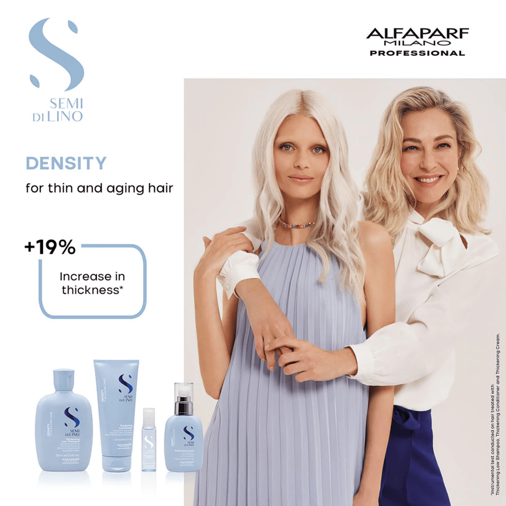 Alfaparf - Thickening Hair Care Bundle best shampoo and conditioner for frizzy 