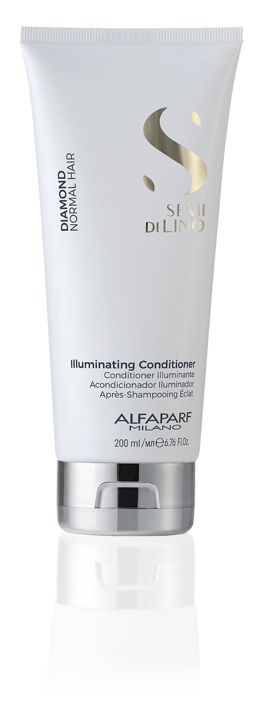 AlfaParf Semi Di Lino Diamond Illuminating Conditioner 200ml-1liter best shampoo and conditioner for frizzy 